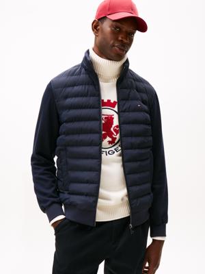 Tommy Hilfiger Jack met gemengde texturen MW0MW40050DW5 Navy Blue