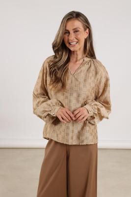 Nukus Kiki Blouse | Camel