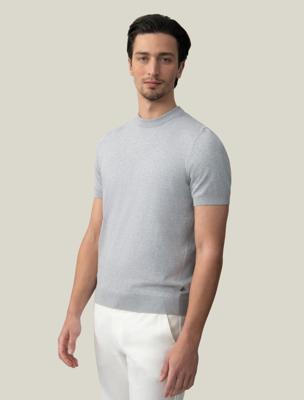 Cavallaro Napoli T-Shirt 117251018 Light Grey Melange