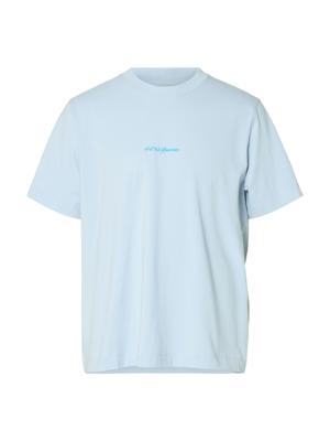 Selected Homme T-Shirt 16100454 Lichtblauw