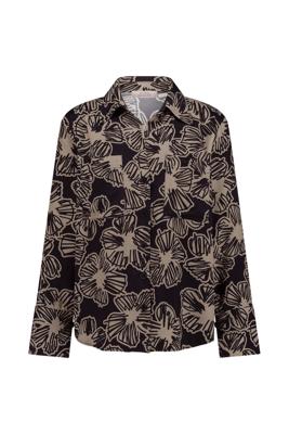 Studio Anneloes Ragna flower satin blouse