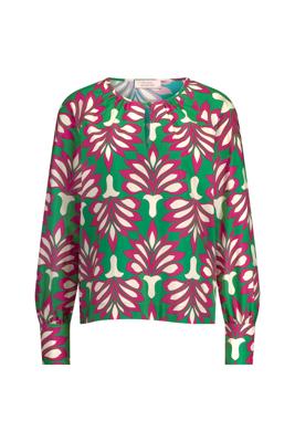 Studio Anneloes Charleze lotus top 12565 7952 clover Green/cerise