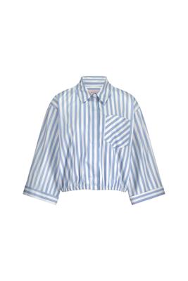 Studio Anneloes Noleste poplin stripe blouse