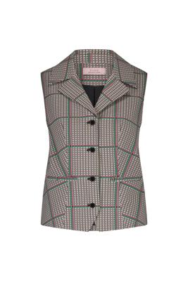 Studio Anneloes Brazy check gilet
