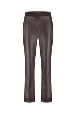 Studio Anneloes Anne faux leather trousers 13280 8700 espresso