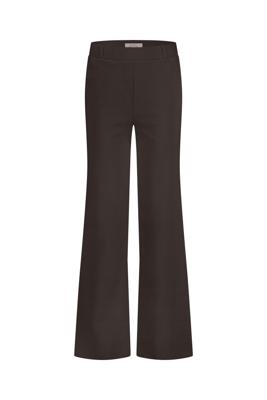 Studio Anneloes Lexie bonded trousers 94801 8700 Espresso