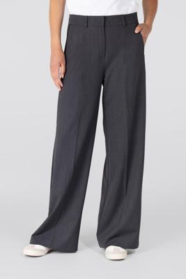 JANSEN Amsterdam Bridget wide leg Pantalon W25 Antraciet