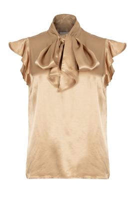 Freebird Top Bodile Ruffle F-Wv-Heavy-Vis-Shiny-26-1 Gold