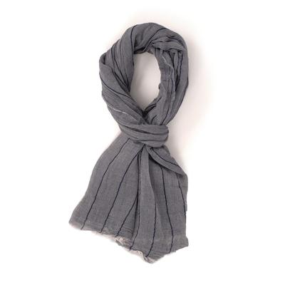 tresanti Gervasio Sjaal met krijtstrepen TRSCKA246 Navy