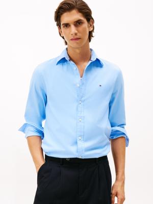 Tommy Hilfiger Flanel Overhemd MW0MW40469C1Z Vessel Blue