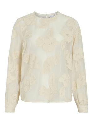 Vila Viebba Jacquard top 14116262 Birch