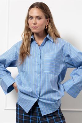 Studio Anneloes Erin stripe blouse 13289 6609 lavender blue