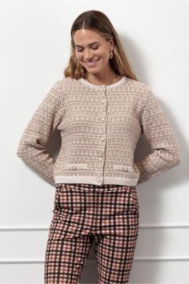 Studio Anneloes Chandra 13308 0002  gold cardigan