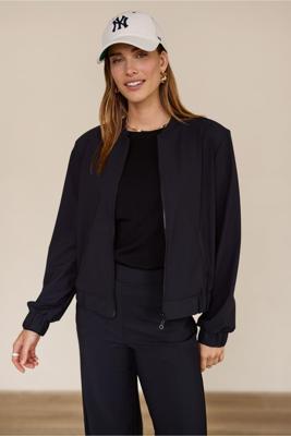 Studio Anneloes Benja bomber jacket 94844 Zwart