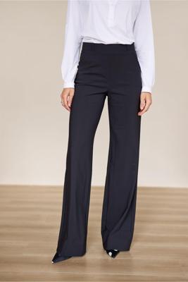 Studio Anneloes Lexie LONG bonded trousers 94810 9000 Black
