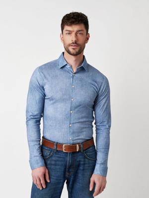 Desoto Dress shirt 87328-3 Light Blue Denim