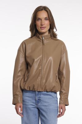 Rino&Pelle, Shay.7502621 Blouson jacket with button closure, 11011 slate bark