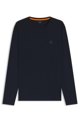 BOSS T-shirt met logopatch 50512111 Donkerblauw