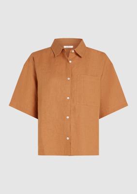 Circle of Trust, blouse korte mouw, oranje/roest