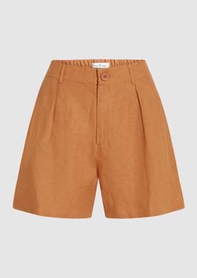 Circle of Trust, short linnen, oranje/roest