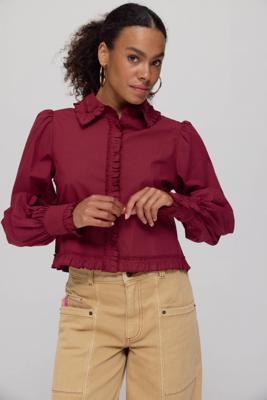 Harper & Yve Blouse Ellie | Wine Berry