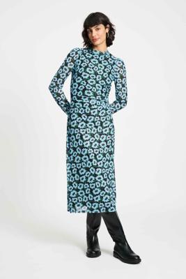 POM Amsterdam Jurk Wild Flowers | Blue