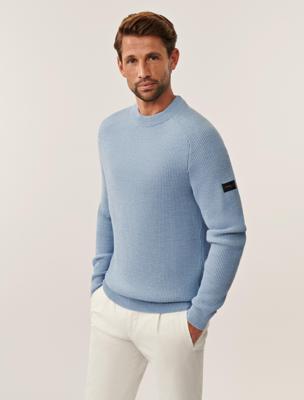 Cavallaro Napoli Trui Sagio 118255006 Licht Blauw