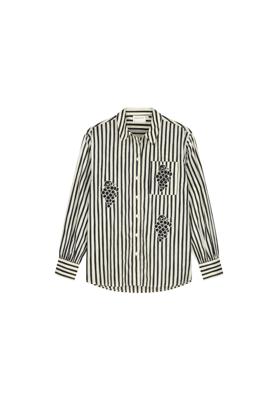 Fabienne Chapot Alex Blouse CLTBLS35AW250197 Cosy White/Black