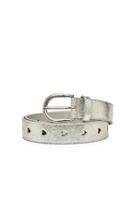 Fabienne Chapot Cut It Out Heart Belt | Silver