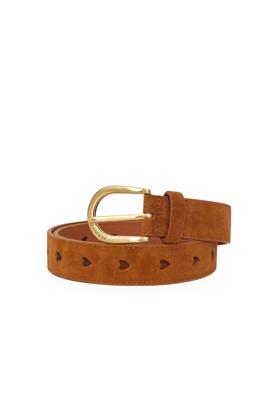 Fabienne Chapot Cut It Out Heart Belt | Burnt