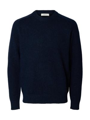 Selected Homme Alpaca-Wolmix Trui 16086699 Blauw