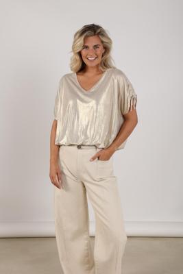Nukus Top Teuntje Coating | Sand/Gold