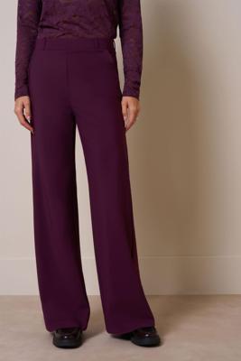 Studio Anneloes Lexie bonded trousers 13351-3800 Blackberry