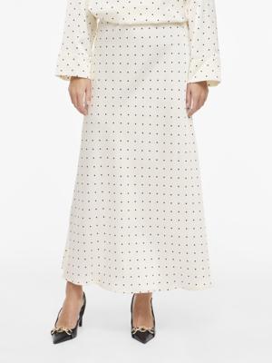 Vila  Maxi Rok VIFADIA high waist max 14116299  wit