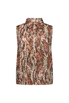 Studio Anneloes Kimmy feather blouse 13866 Multi Color