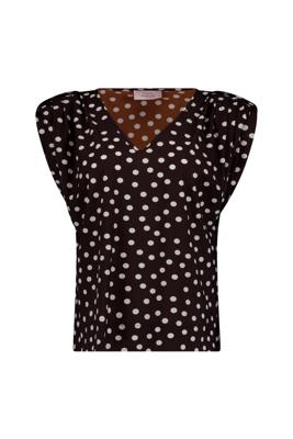 Studio Anneloes Leone dot vneck top