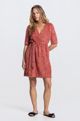 JANSEN Amsterdam  V-halsJurk Nancy SS26 Blush