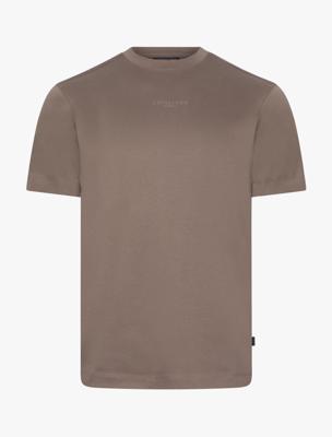 Cavallaro Napoli Luciano T-Shirt 117265002 Donker Taupe