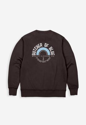 Butcher of Blue Circle Crew Sweater M2623016 Topaz Brown