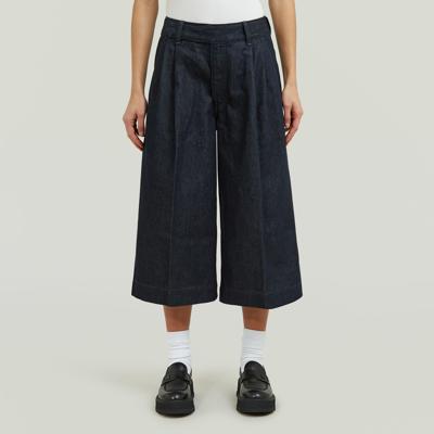 G-star, culotte jeans, blauw rinsed