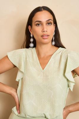 Lofty Manner Blouse Avalora | Mint