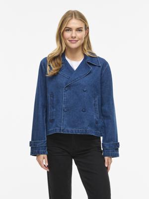 Vila Trenchcoat 14114186 blauw