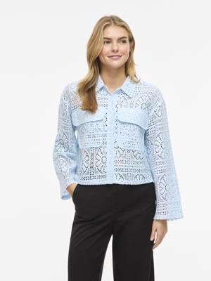 Vila Vimerinda Blouse 14105211 Lichtblauw