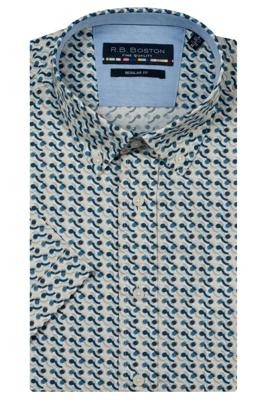 R.B. Boston KM Overhemd 616670-822
