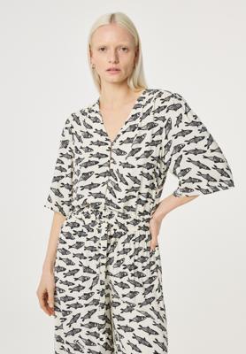 Fabienne Chapot Scarlet Blouse CLTBLS36SS260239 Wit-Zwart