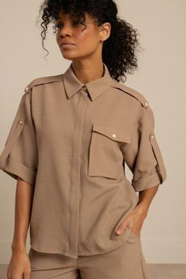 Studio Anneloes Nellie waffle blouse