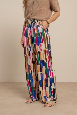 Studio Anneloes Inky spot trousers 13809 Multi Color