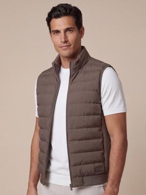 Cavallaro Napoli Quintino Bodywarmer 112261030 Donker Taupe