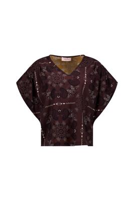 Studio Anneloes Renske paisley vneck top