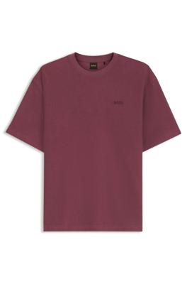 BOSS T-Shirt 50565086-618 Bordeaux Rood